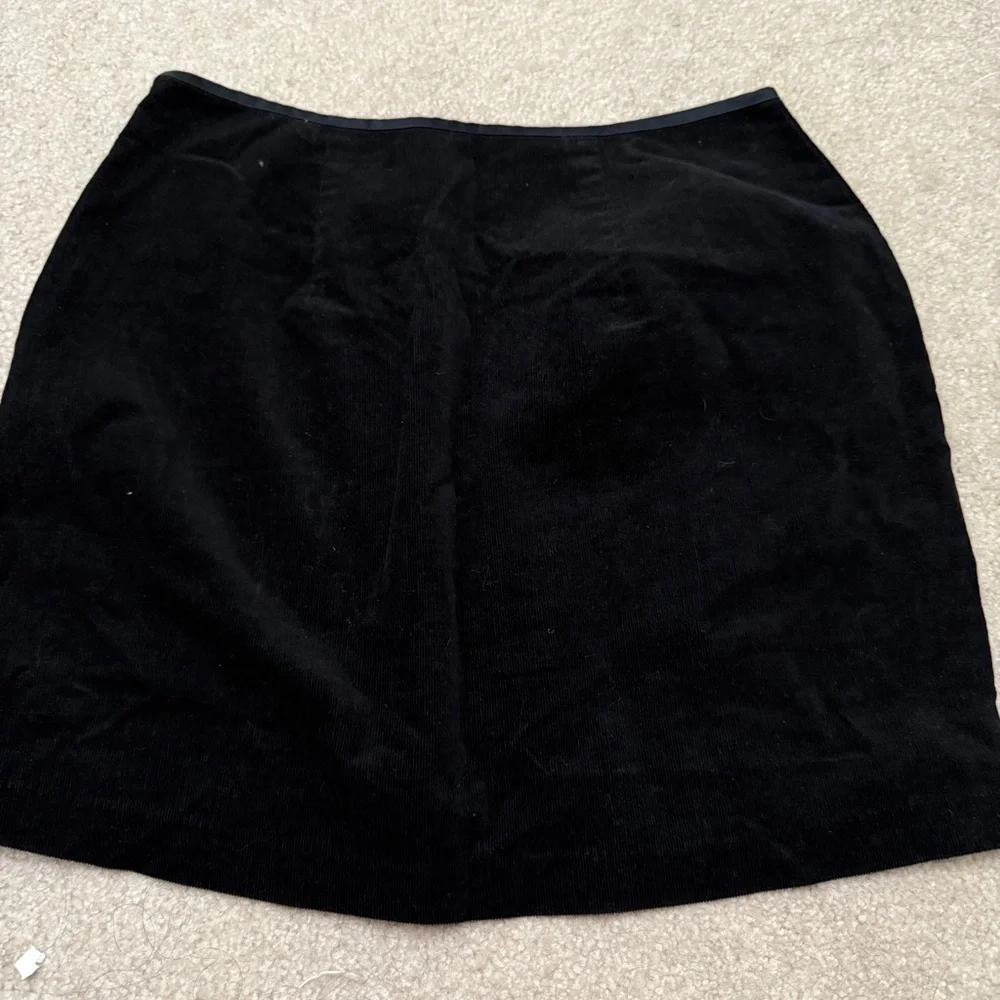 Vtg Betsey johnson skirt 8 corduroy mini floral embroidery - Picture 7 of 8